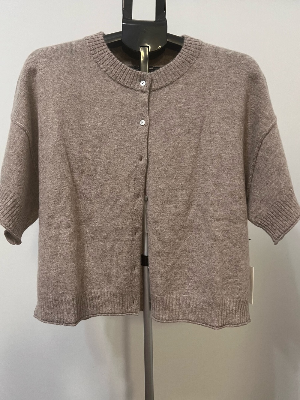 Jason Wu 100% Cashmere Oversized Short Sleeve Cardigan NWT Size S